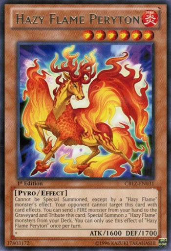 Yu-Gi-Oh Card: Hazy Flame Peryton