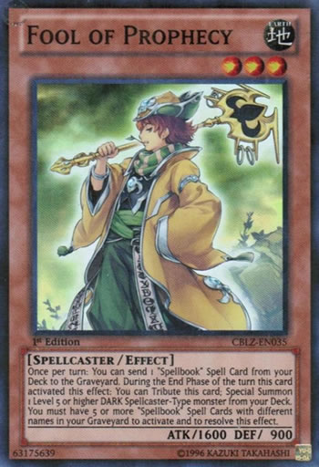Yu-Gi-Oh Card: Fool of Prophecy