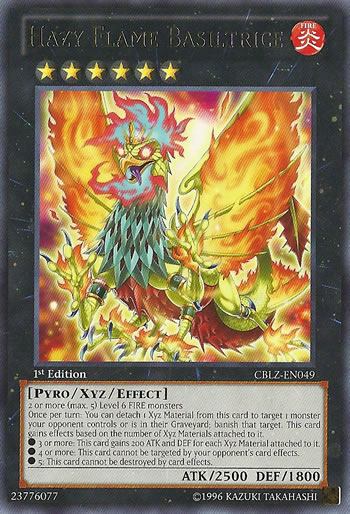 Yu-Gi-Oh Card: Hazy Flame Basiltrice