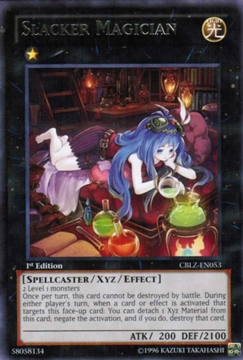 Yu-Gi-Oh Card: Slacker Magician