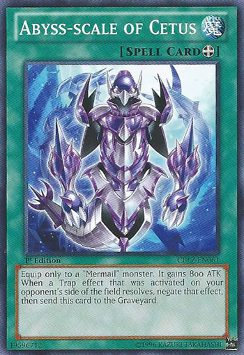Yu-Gi-Oh Card: Abyss-scale of Cetus
