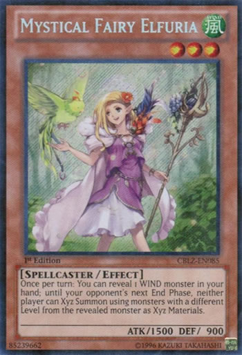 Yu-Gi-Oh Card: Mystical Fairy Elfuria