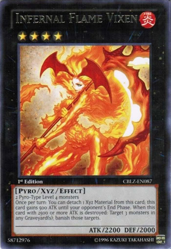 Yu-Gi-Oh Card: Infernal Flame Vixen