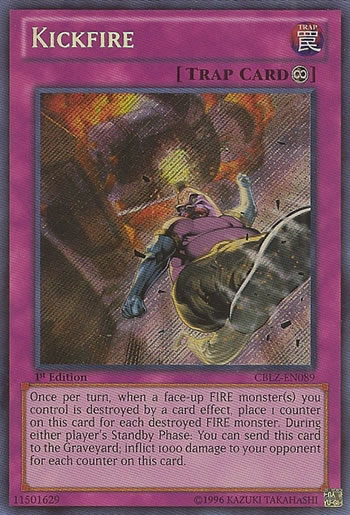 Yu-Gi-Oh Card: Kickfire