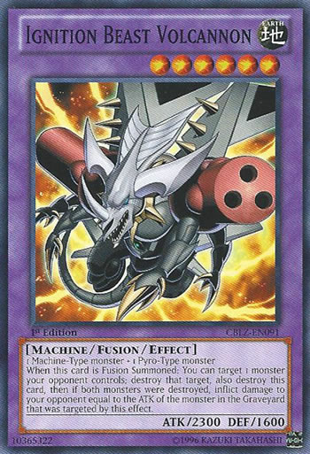 Yu-Gi-Oh Card: Ignition Beast Volcannon
