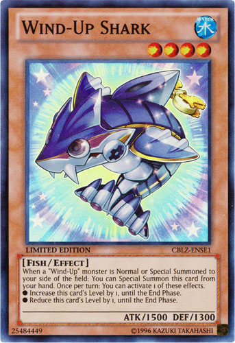 Yu-Gi-Oh Card: Wind-Up Shark