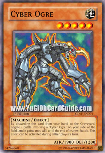 Yu-Gi-Oh Card: Cyber Ogre