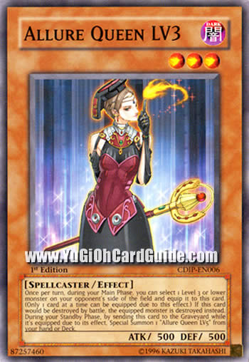 Yu-Gi-Oh Card: Allure Queen LV3