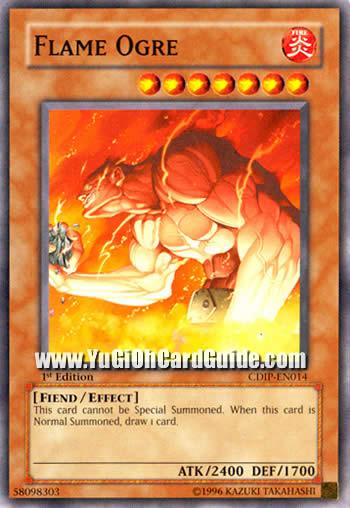 Yu-Gi-Oh Card: Flame Ogre
