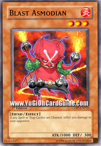 Yu-Gi-Oh Card: Blast Asmodian