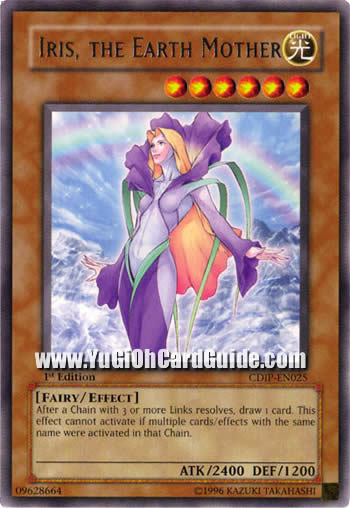 Yu-Gi-Oh Card: Iris, the Earth Mother