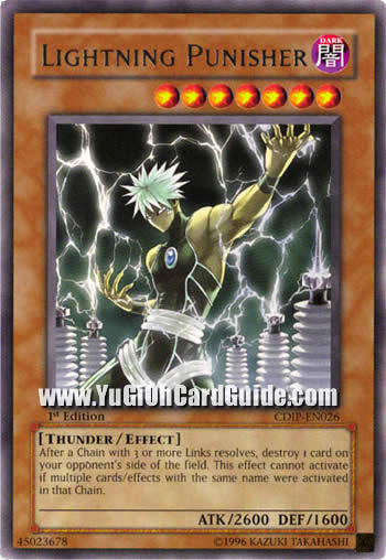 Yu-Gi-Oh Card: Lightning Punisher