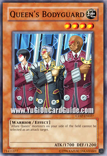 Yu-Gi-Oh Card: Queen's Bodyguard