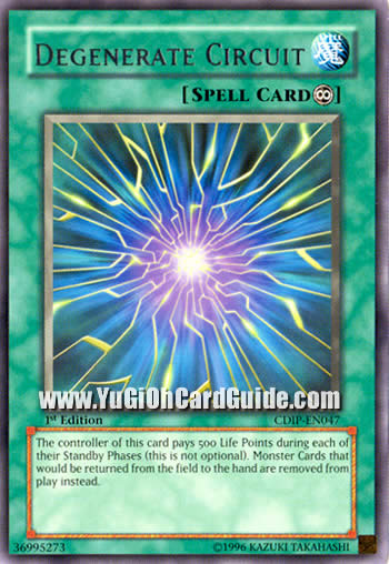 Yu-Gi-Oh Card: Degenerate Circuit