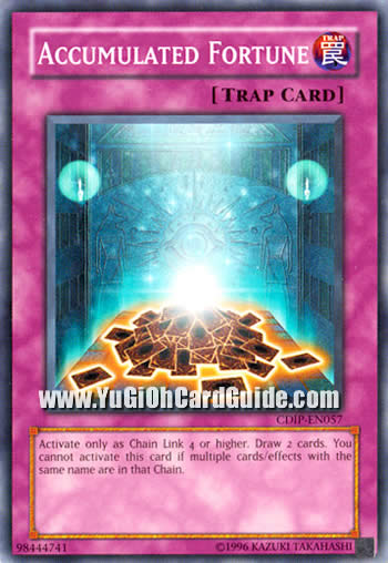 Yu-Gi-Oh Card: Accumulated Fortune