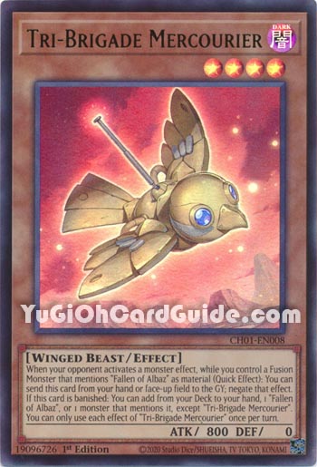 Yu-Gi-Oh Card: Tri-Brigade Mercourier