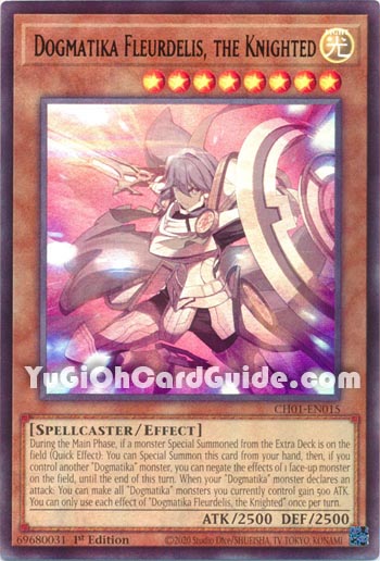 Yu-Gi-Oh Card: Dogmatika Fleurdelis, the Knighted