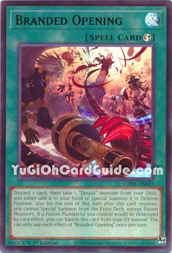 Yu-Gi-Oh Card: Branded Opening