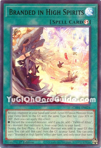 Yu-Gi-Oh Card: Branded in High Spirits