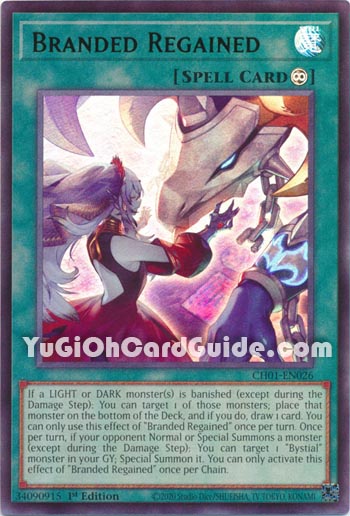 Yu-Gi-Oh Card: Branded Regained