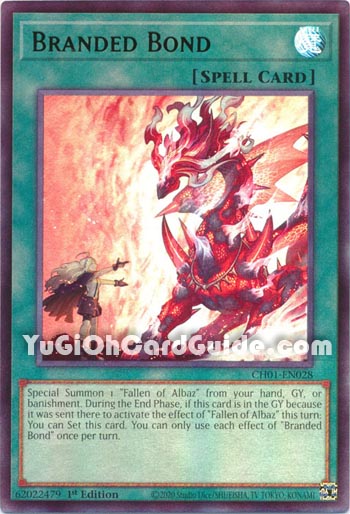 Yu-Gi-Oh Card: Branded Bond