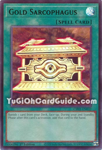 Yu-Gi-Oh Card: Gold Sarcophagus