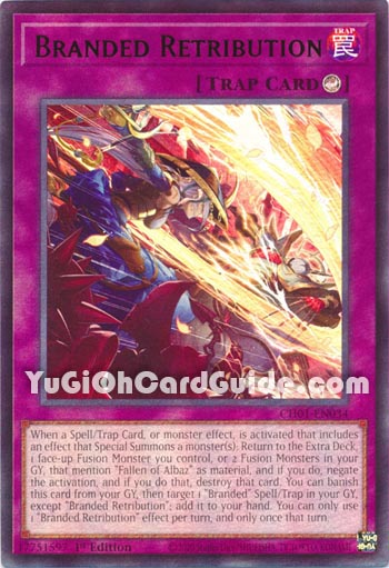 Yu-Gi-Oh Card: Branded Retribution