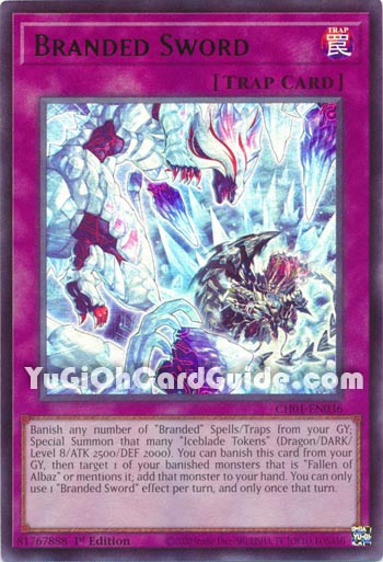 Yu-Gi-Oh Card: Branded Sword