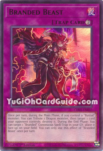 Yu-Gi-Oh Card: Branded Beast