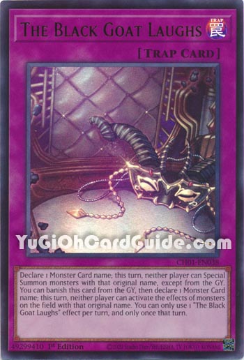 Yu-Gi-Oh Card: The Black Goat Laughs