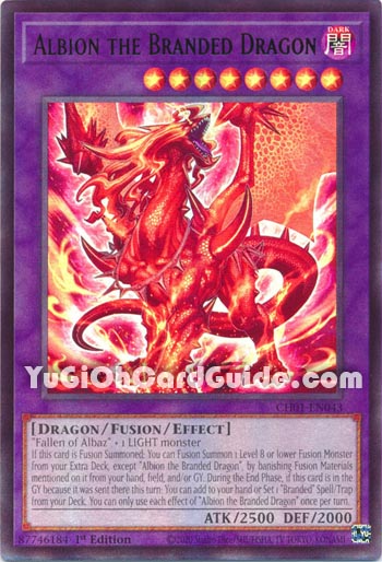 Yu-Gi-Oh Card: Albion the Branded Dragon