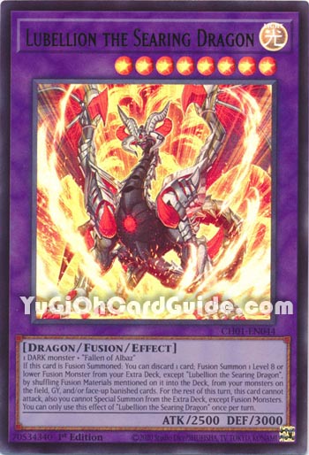 Yu-Gi-Oh Card: Lubellion the Searing Dragon
