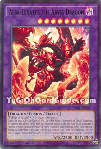 Yu-Gi-Oh Card: Alba-Lenatus the Abyss Dragon