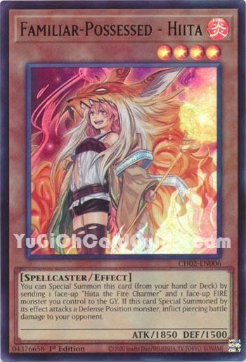Yu-Gi-Oh Card: Familiar-Possessed - Hiita