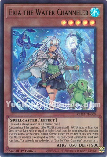 Yu-Gi-Oh Card: Eria the Water Channeler