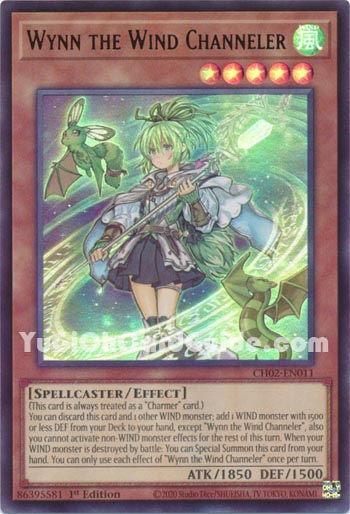 Yu-Gi-Oh Card: Wynn the Wind Channeler