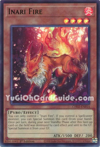 Yu-Gi-Oh Card: Inari Fire
