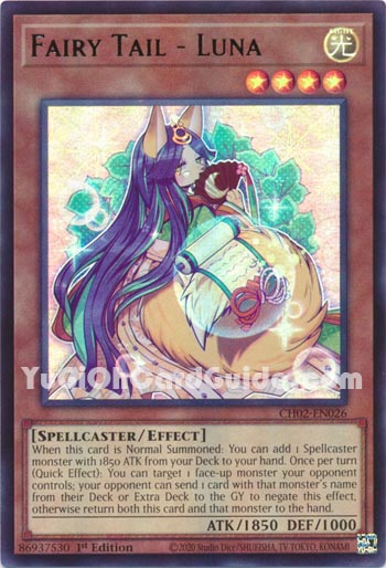 Yu-Gi-Oh Card: Fairy Tail - Luna