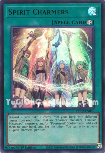 Yu-Gi-Oh Card: Spirit Charmers