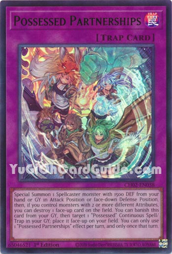 Yu-Gi-Oh Card: Possessed Partnerships