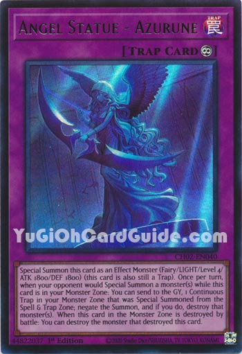 Yu-Gi-Oh Card: Angel Statue - Azurune