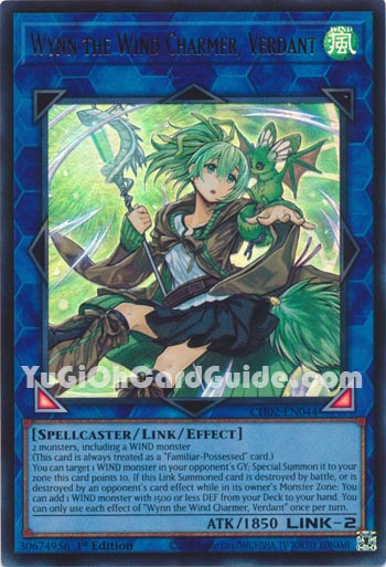 Yu-Gi-Oh Card: Wynn the Wind Charmer, Verdant