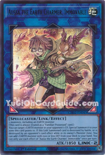 Yu-Gi-Oh Card: Aussa the Earth Charmer, Immovable