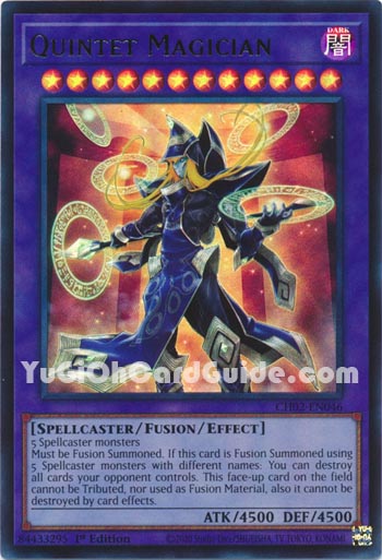 Yu-Gi-Oh Card: Quintet Magician