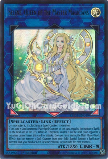Yu-Gi-Oh Card: Selene, Queen of the Master Magicians