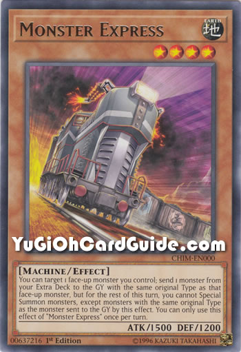Yu-Gi-Oh Card: Monster Express