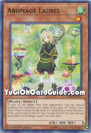 Yu-Gi-Oh Card: Aromage Laurel