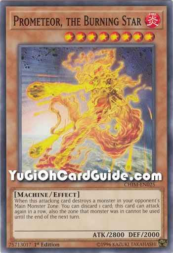 Yu-Gi-Oh Card: Prometeor, the Burning Star