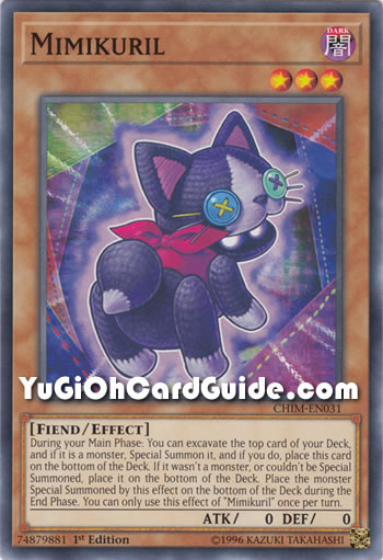 Yu-Gi-Oh Card: Mimikuril