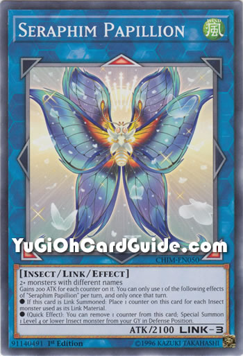 Yu-Gi-Oh Card: Seraphim Papillion